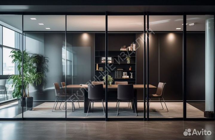 Стеклянные перегородки