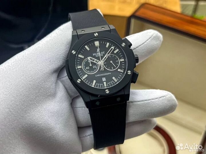 Часы мужские Hublot Black