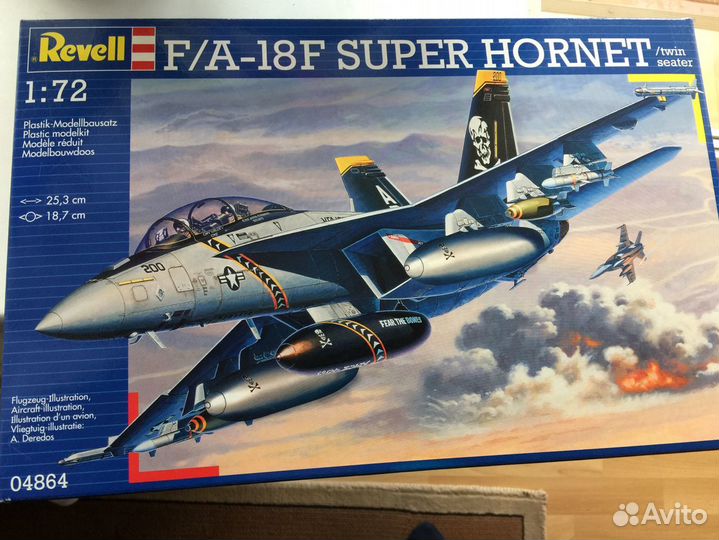 Сборная модель самолета Super Hornet 1:72 Revell