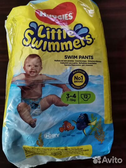 Huggies little swimmers 7-15 кг