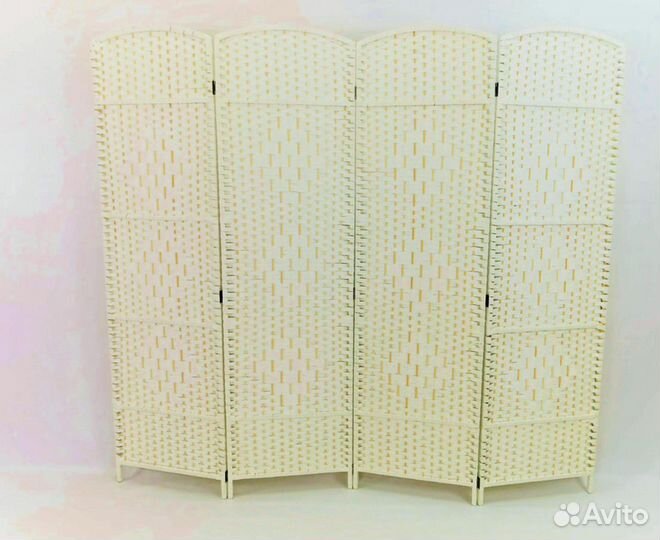 Ширма плетеная раздвижная. Новые