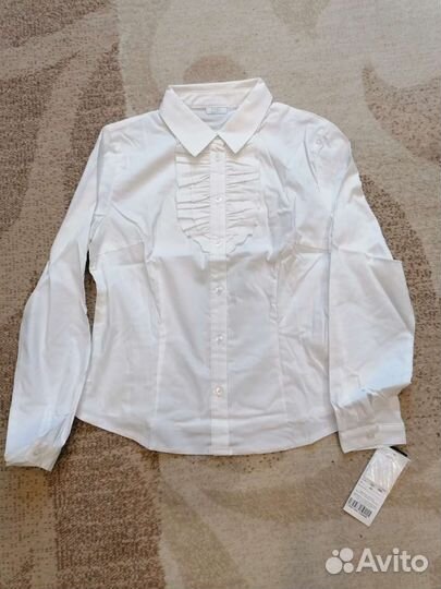 Рубашка школьная для девочки 152