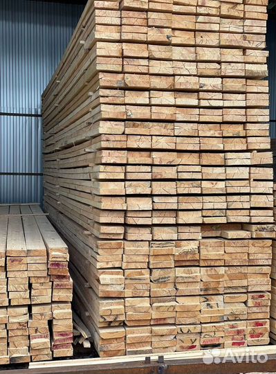 Доска обрезная 40х150х6000мм ГОСТ