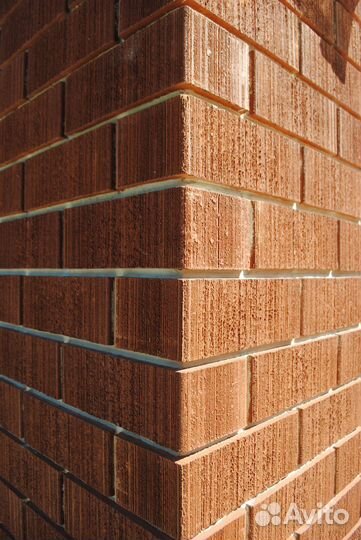 Лицевой кирпич Красный Велюр ГОСТ