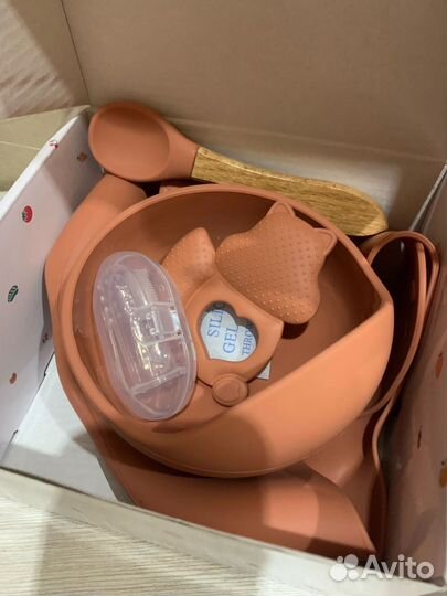 Набор силиконовой посуды для детей