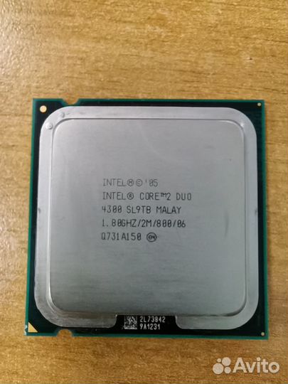 Процессор Intel Core2 Duo E4300