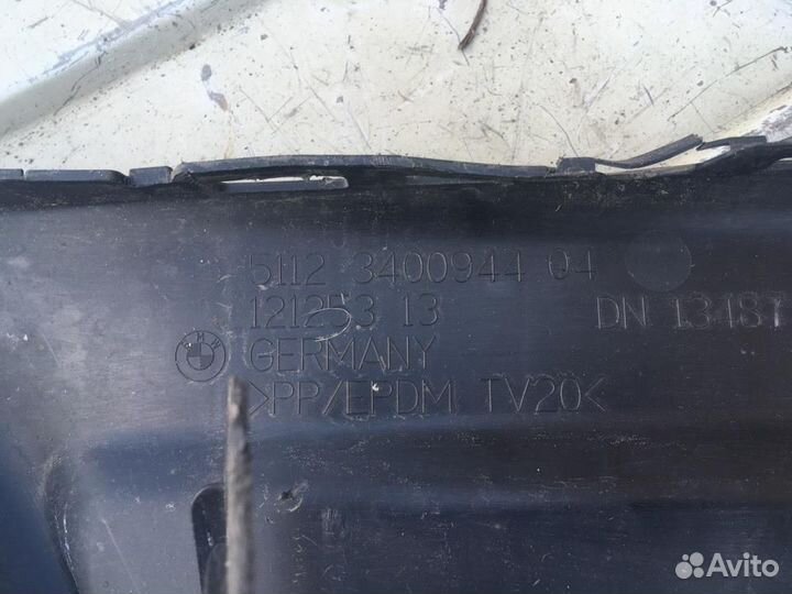 Направляющая заднего бампера правая бмв Х3 Е83 0