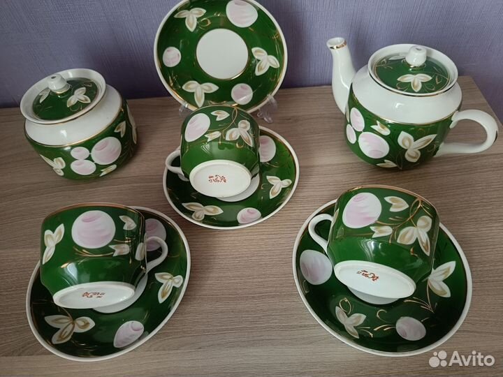 Чайный сервиз вербилки СССР