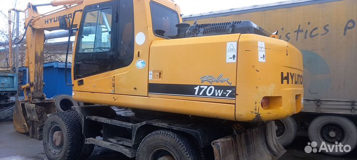 Колёсный экскаватор Hyundai R170W-7, 2007