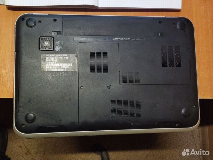 Ноутбук dell inspiron 7720-6150, ssd 2 х 1 Тб