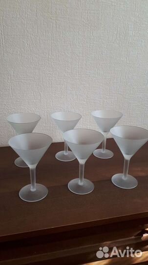 Фужеры матовое стекло