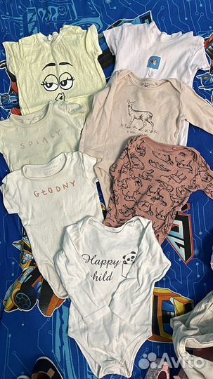 Вещи пакетом на девочку 74 80 zara h&m reserved