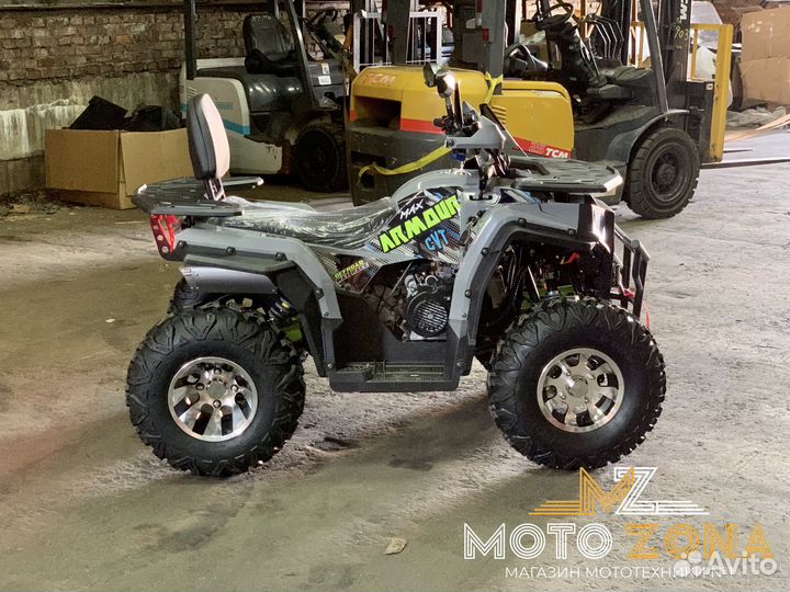 Квадроцикл Bison 200 Hunter Armour MAX(2023) серый