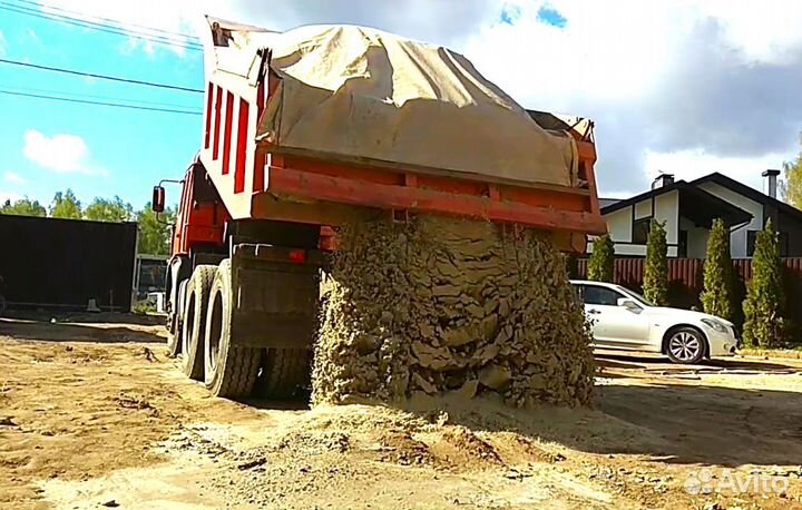 Песок для бетона от 5м3