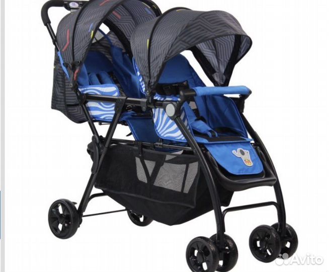 Коляска для двойни Farfello Vivid plus