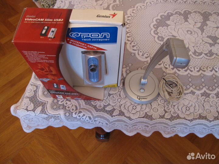 Видеокамера VideoCam Slim USB2 с внешним микрофон