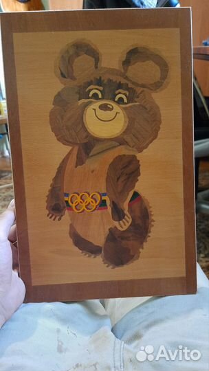 Олимпийский мишка панно