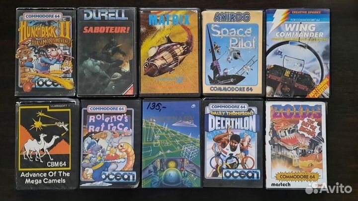 Игры для винтажного компьютера Commodore 64