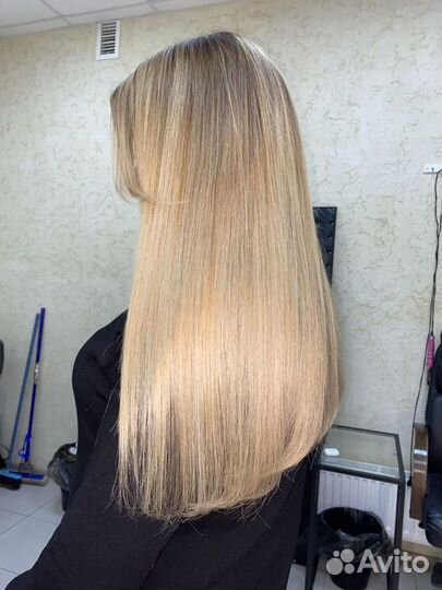 Коррекция наращённых волос