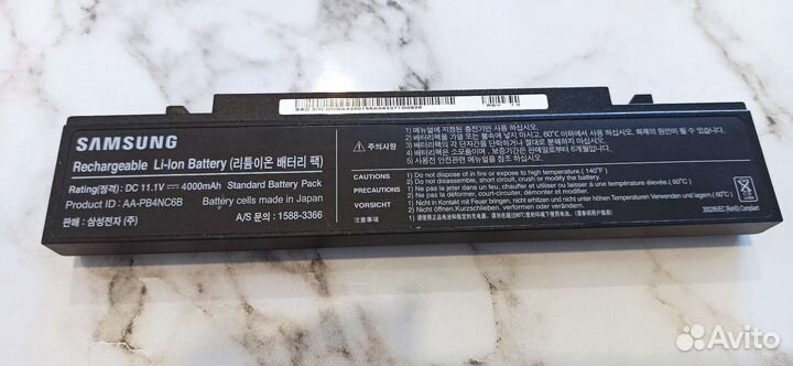 Аккумулятор для ноутбука samsung