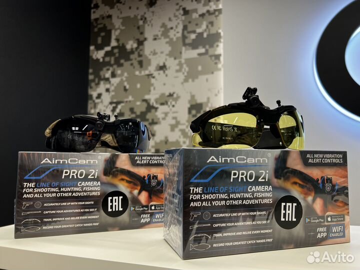 Очки с камерой AimCam Pro2i Black/Camo