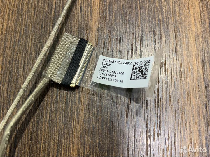 Оригинальный шлейф матрицы asus k501