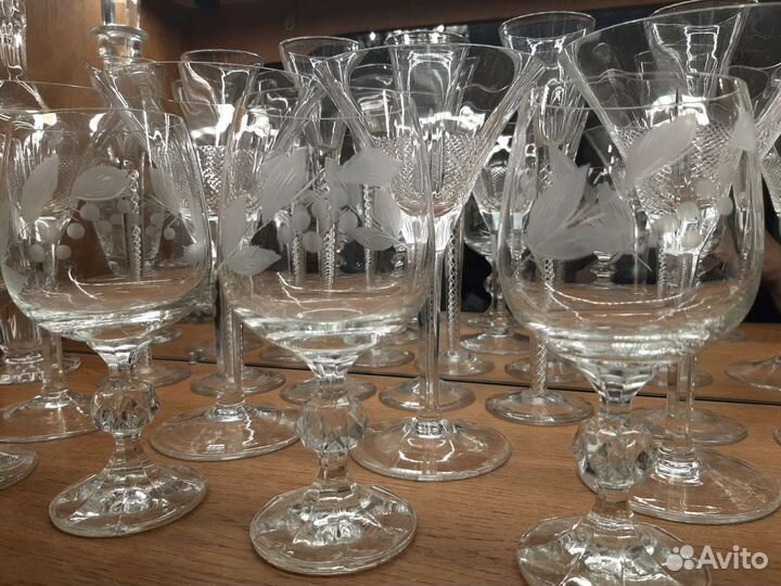 Бокалы для вина винтаж Чехословакия