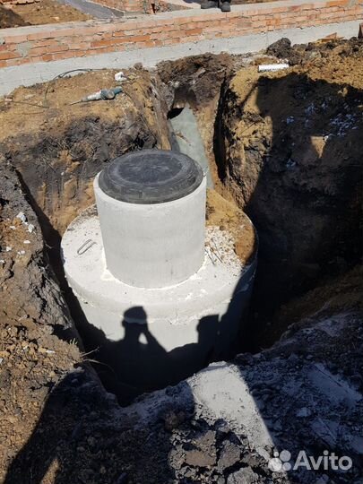 Септик из бетонных колец