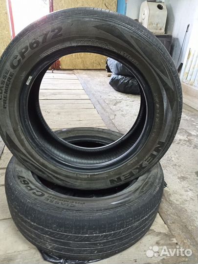 Продам комплект летней резины б/у 225/60/17