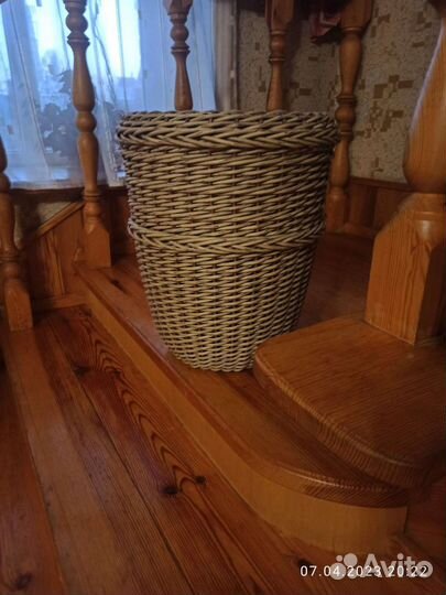 Комплект Кашпо из искусственного ротанга