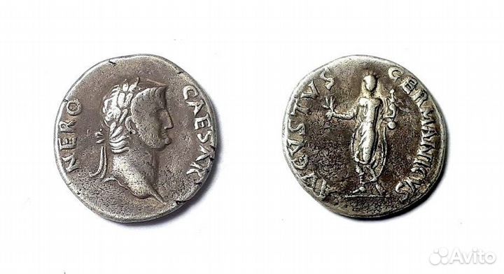 Денарий, Серебро Император Нерон, 54-68 гг. н.э