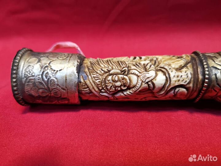 Труба музыкальная. флейта.ритуальная.Тибет