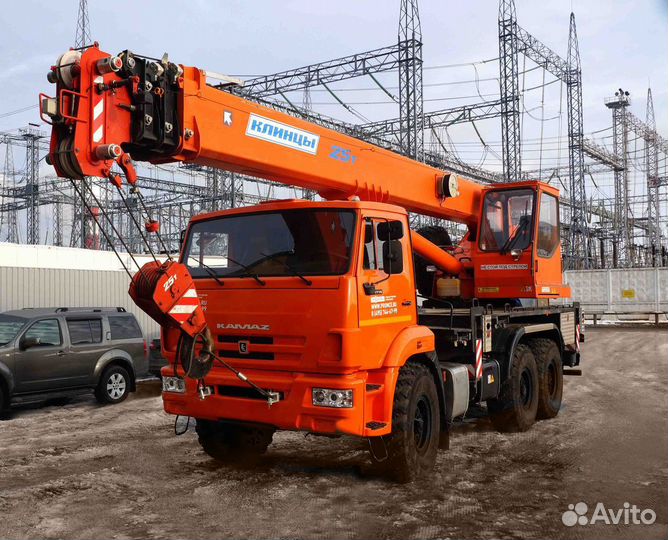 Аренда и услуги автокрана-вездехода, 25 т, 20.2 м