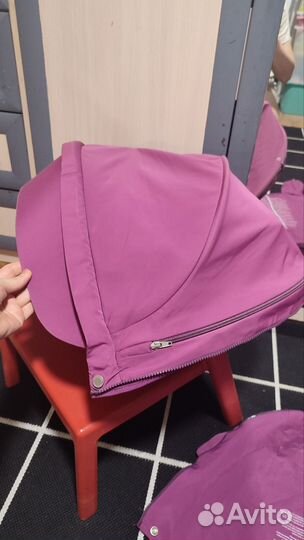 Спинка и капюшон с козырьком для Stokke