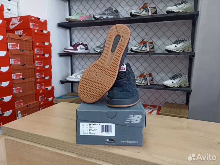 Мужские кроссовки New Balance AM574Black (р 45)