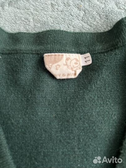 Кофта зеленая для мальчика