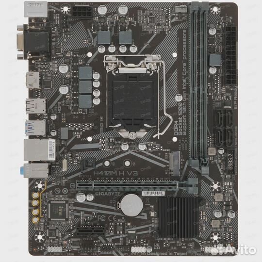 Материнская плата gigabyte H410M H V3 Сокет 1200