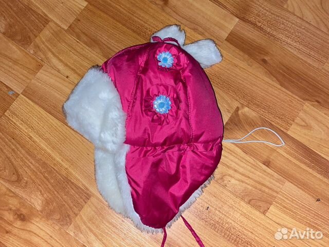 Шапка зимняя для девочки 8 - 10 лет