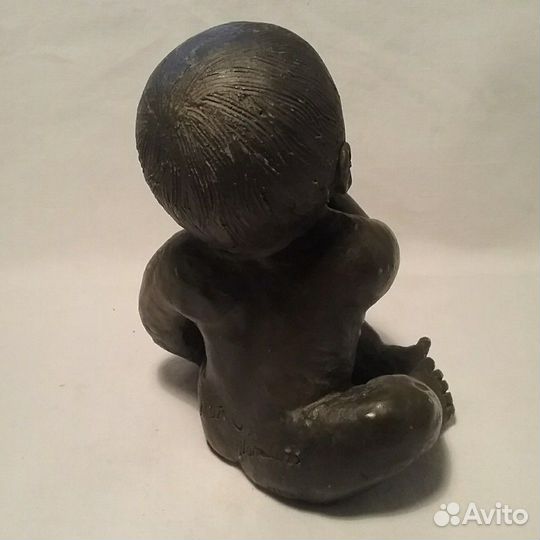 Статуэтка ребенок. Европа, гипс, антиквариат