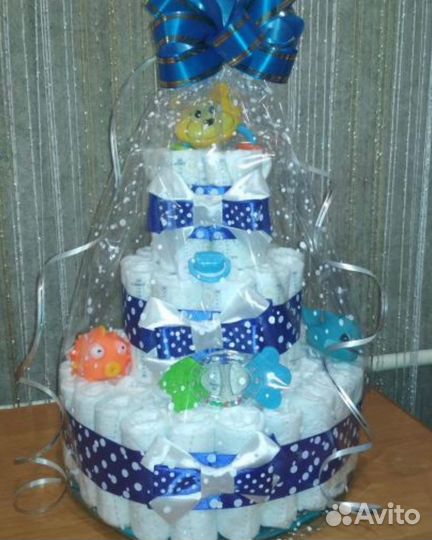 Тортики из подгузников В наличии