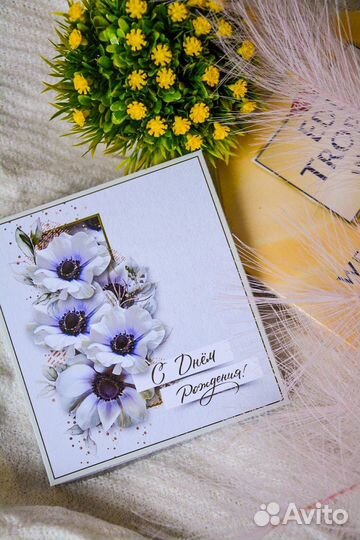 Подарочный набор с открыткой для денег