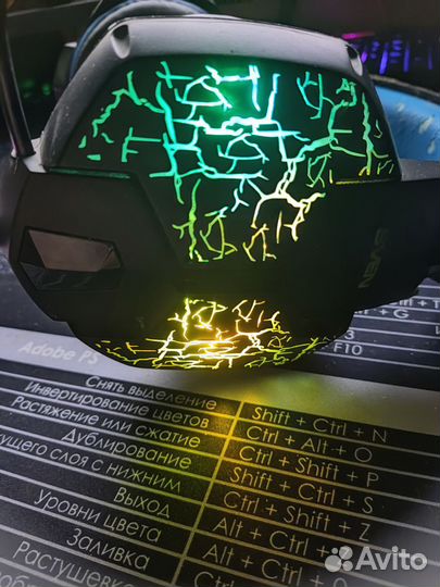 Игровые наушники sven / Наушники с подсветкой