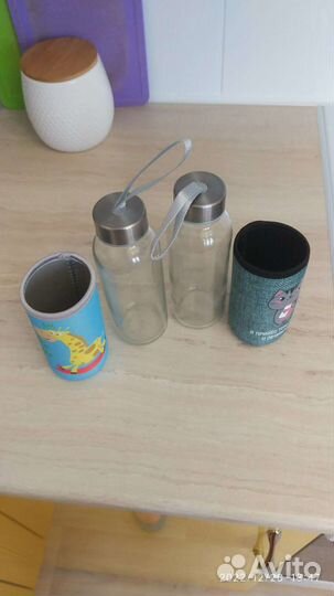 Бутылка питьевая стеклянная детская