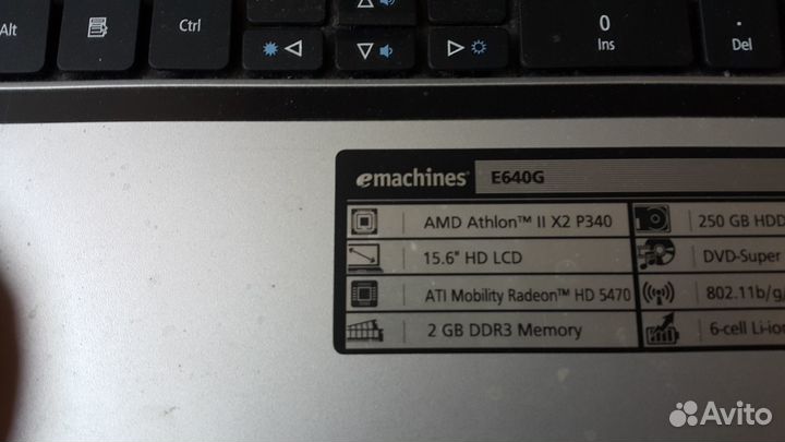 Acer Emachines e640g (На запчасти)