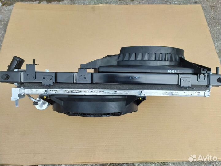 Блок радиаторов в сборе с кондиционером 2190Halla