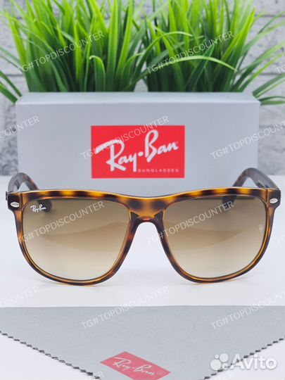 Очки Ray Ban 4147 Boyfriend Черепаховые Стекло