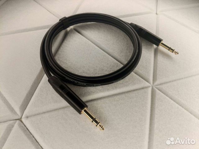 Jack 6,3 stereo на Jack 6,3 stereo Canare l-2t2s