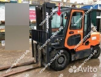 Стекло для вилочного погрузчика doosan D 50 SC-5