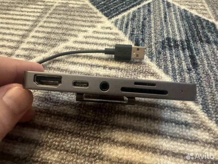 USB-C Multiport Clamp Hub