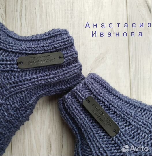 Носки мужские шерстяные (ручная работа)